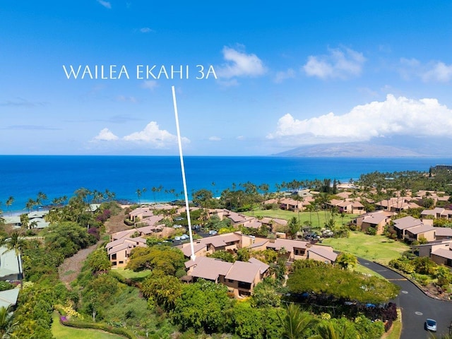 3300 Wailea Alanui St Unit 3A, Kihei, HI 96753 - aerial view of residential area featuring a nearby body of water