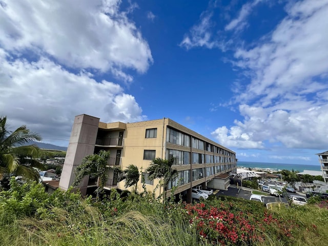 view of property featuring a water view