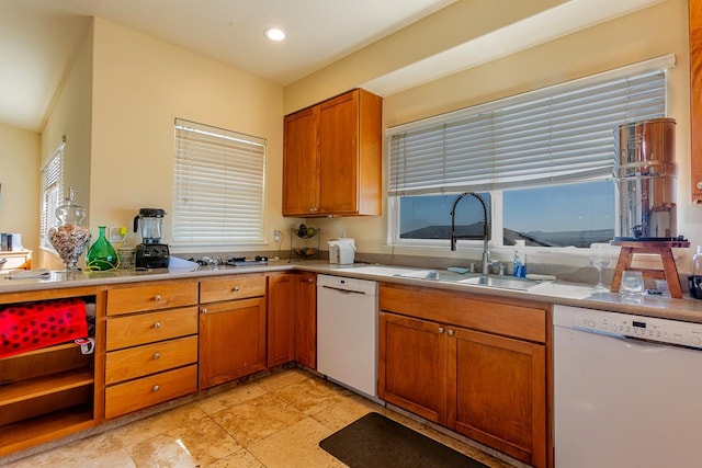 kitchen featuring dishwasher and sink