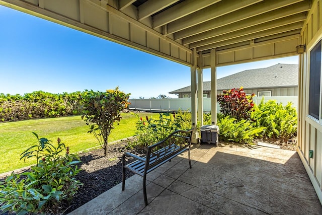 view of patio