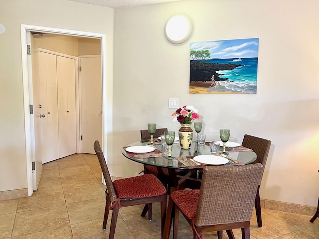 view of dining room