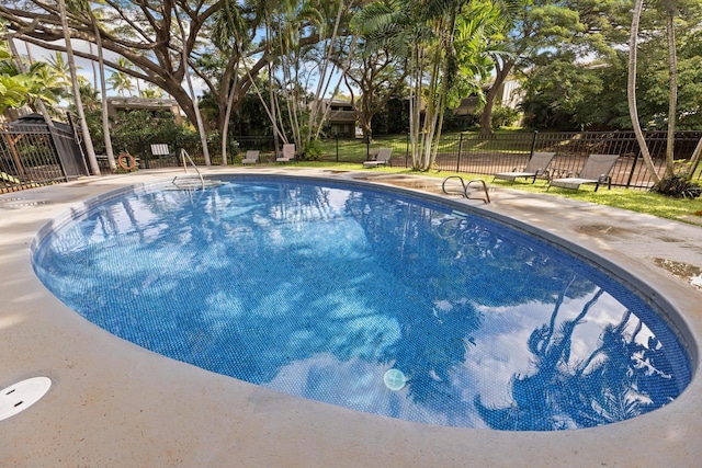 view of pool