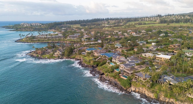 5163 Lower Honoapiilani Rd, Lahaina, HI 96761 - aerial perspective of suburban area with a nearby body of water
