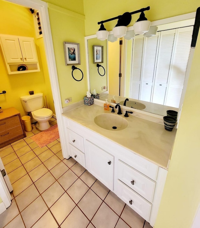 255 Kepuhi Pl Unit 13B04, Maunaloa, HI 96770 - bathroom with vanity, tile patterned flooring, and toilet