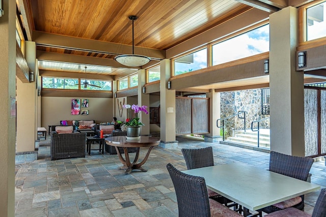 3600 Wailea Alanui Dr Unit 1101, Kihei, HI 96753 - common area with wood ceiling