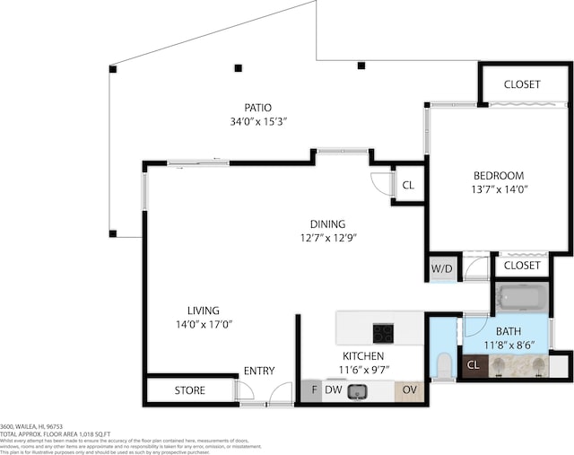 3600 Wailea Alanui Dr Unit 1101, Kihei, HI 96753 - view of home floor plan