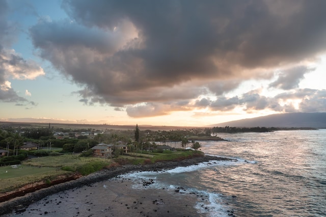 water view with a beach view