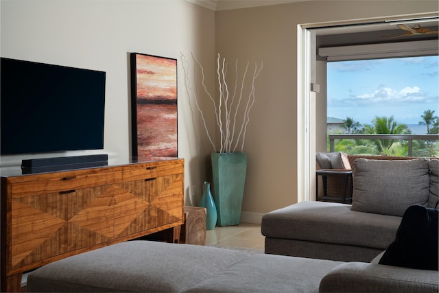 93 Makakehau St Unit G5, Kihei, HI 96753 - tiled bedroom with crown molding and baseboards