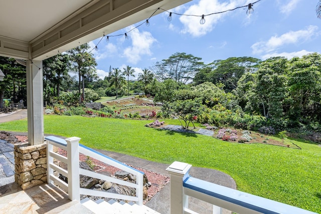 55 Palulu Way Unit A, Haiku, HI 96708 - view of grassy yard with view of scattered trees