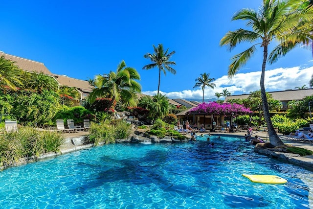 view of swimming pool