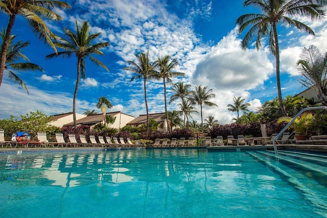 view of pool