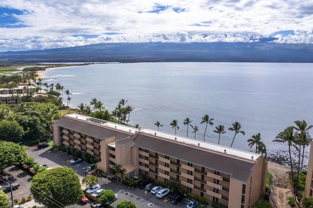 190 Hauoli St Unit 220, Wailuku, HI 96793 - drone / aerial view featuring a water view