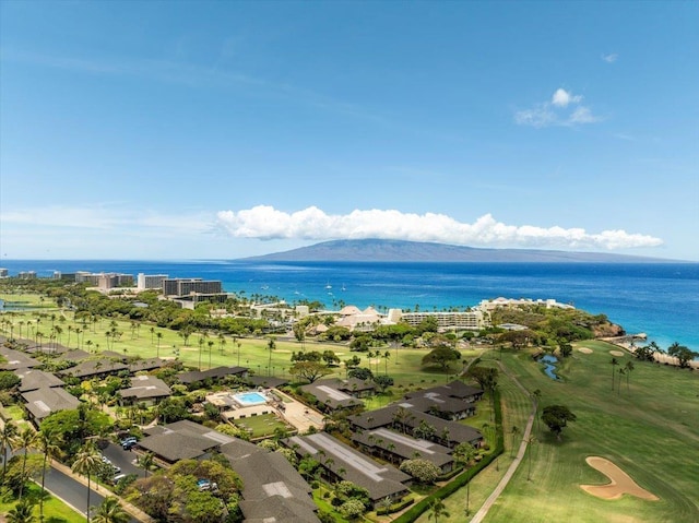 2661 Kekaa Dr Unit L-202, Lahaina, HI 96761 - bird's eye view of a large body of water and a golf club