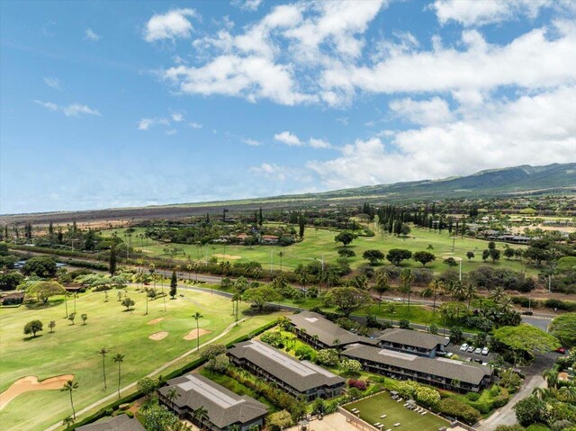2661 Kekaa Dr Unit L-202, Lahaina, HI 96761 - drone / aerial view of a mountain backdrop and a golf club