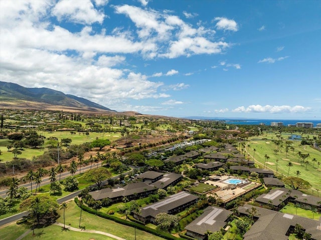 2661 Kekaa Dr Unit L-202, Lahaina, HI 96761 - aerial perspective of suburban area featuring a mountain backdrop