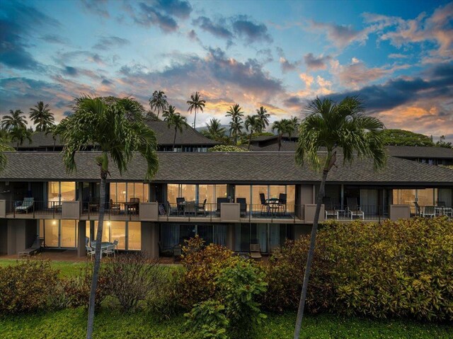 2661 Kekaa Dr Unit L-202, Lahaina, HI 96761 - back of house with roof with shingles