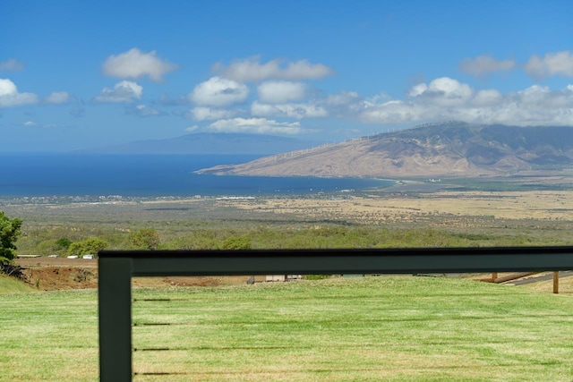 view of mountain feature