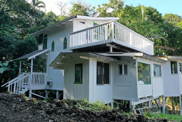 view of rear view of property