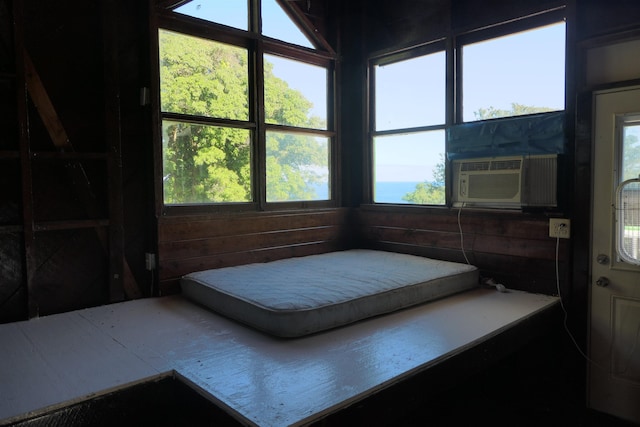 sunroom / solarium featuring cooling unit