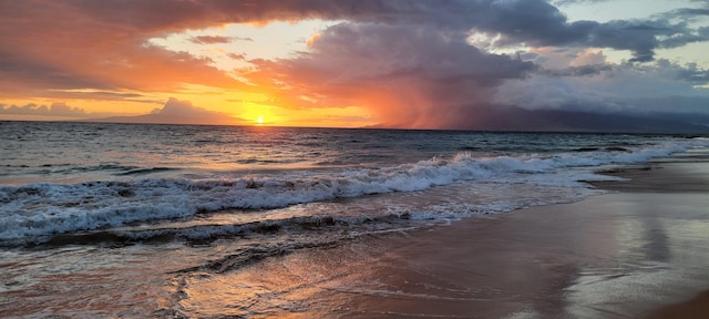 water view with a beach view