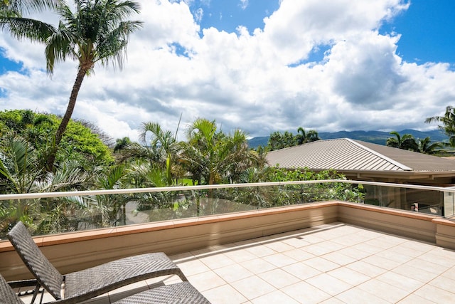 view of patio / terrace featuring a balcony