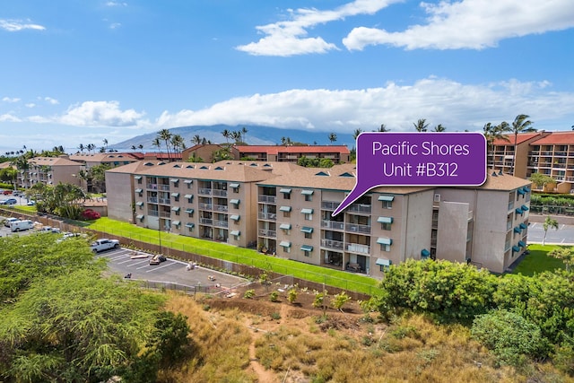 2219 S Kihei Rd Unit B312, Kihei, HI 96753 - view of apartment building / complex featuring a mountain view
