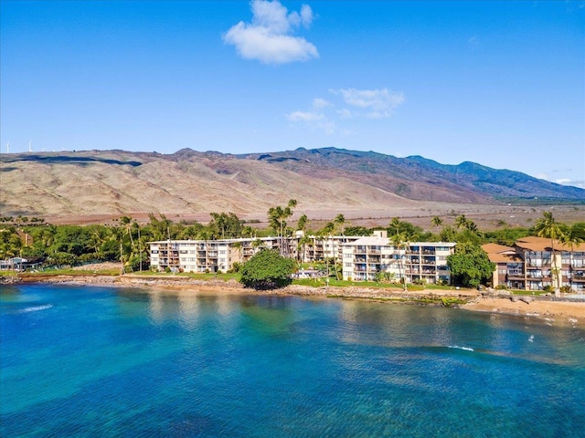 water view featuring a mountain view