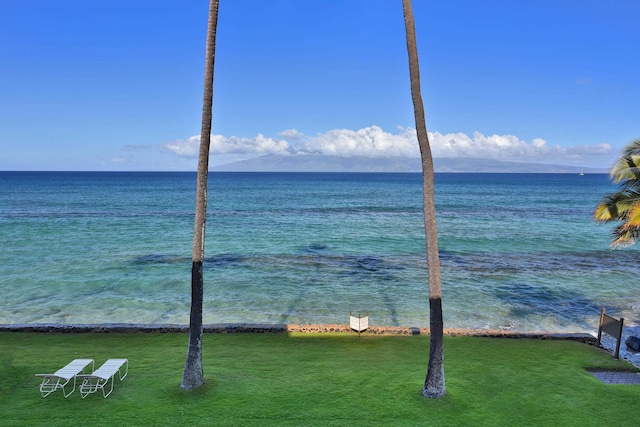 view of water feature