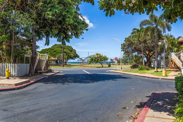 view of road