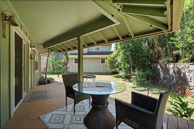 33 Hoku Pl, Paia, HI 96779 - deck featuring a patio area