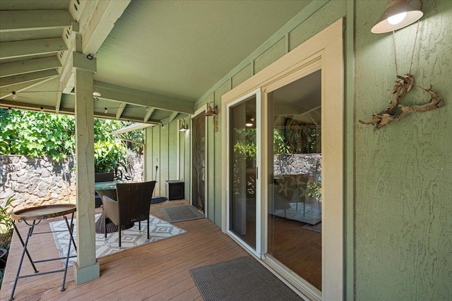 33 Hoku Pl, Paia, HI 96779 - view of wooden deck