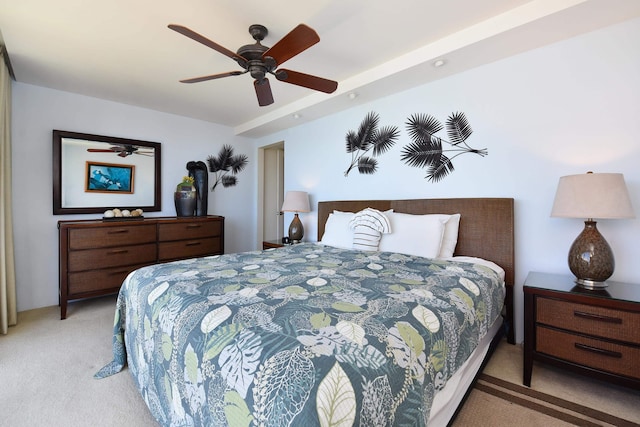 4327 Lower Honoapiilani Rd Unit 1203, Lahaina, HI 96761 - bedroom with light colored carpet and a ceiling fan