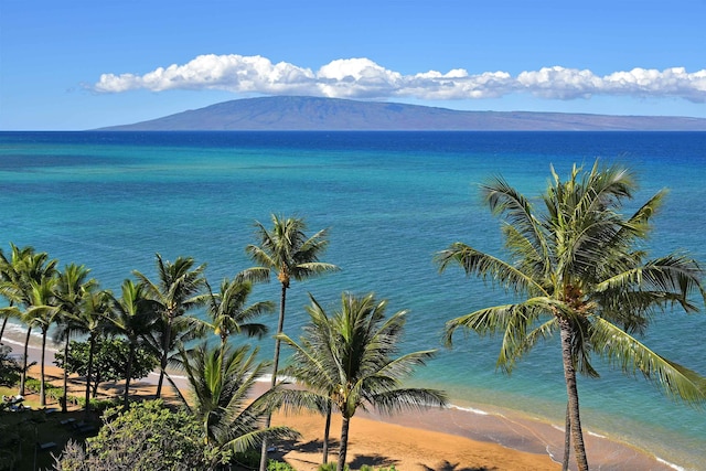 4327 Lower Honoapiilani Rd Unit 1203, Lahaina, HI 96761 - water view with mountains