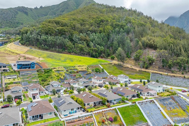 235 Kilioopu St, Wailuku, HI 96793 - aerial overview of property's location featuring a forest and a mountain backdrop