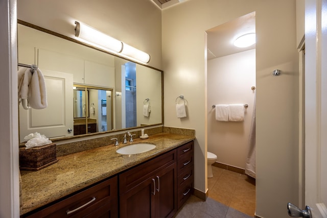 5315 Lower Honoapiilani Rd Unit D224, Lahaina, HI 96761 - bathroom featuring toilet, vanity, tile patterned floors, and baseboards