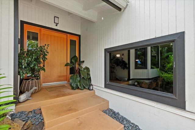view of property entrance