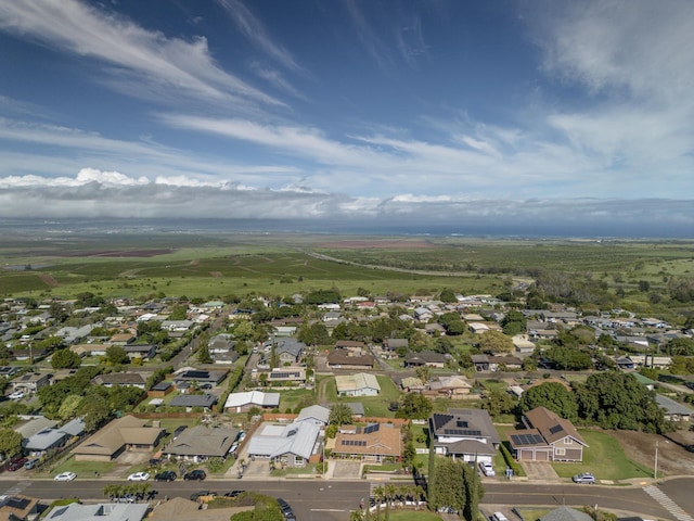 drone / aerial view featuring a residential view