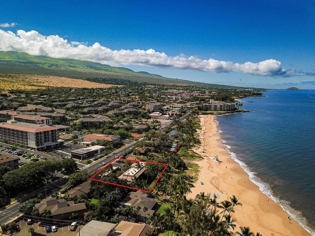 2230 S Kihei Rd Unit 9, Kihei, HI 96753 - view of property location with property boundaries highlighted and a water and mountain view