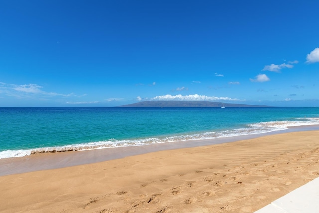 water view with a beach view
