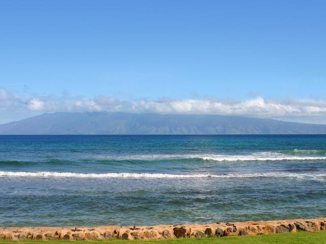 property view of water with a mountain view