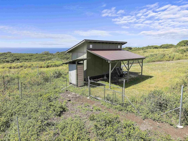 34701 Piilani Hwy, Hana, HI 96713 - view of pole building with fence