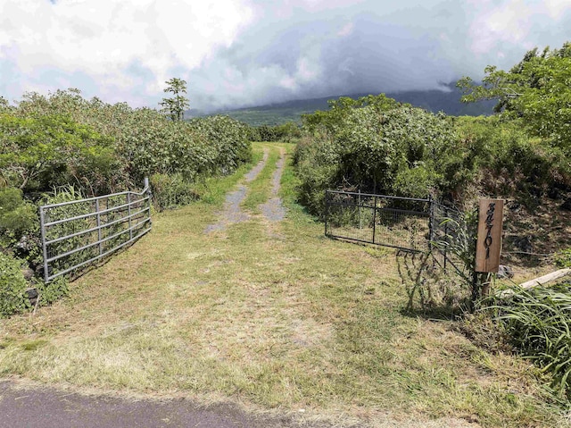 34701 Piilani Hwy, Hana, HI 96713 - view of yard featuring a view of rural / pastoral area