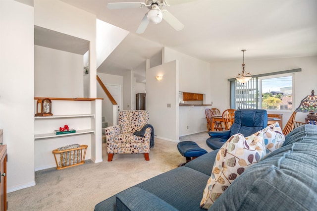1125 Hoomau Pl, Wailuku, HI 96793 - carpeted living area with a ceiling fan and baseboards