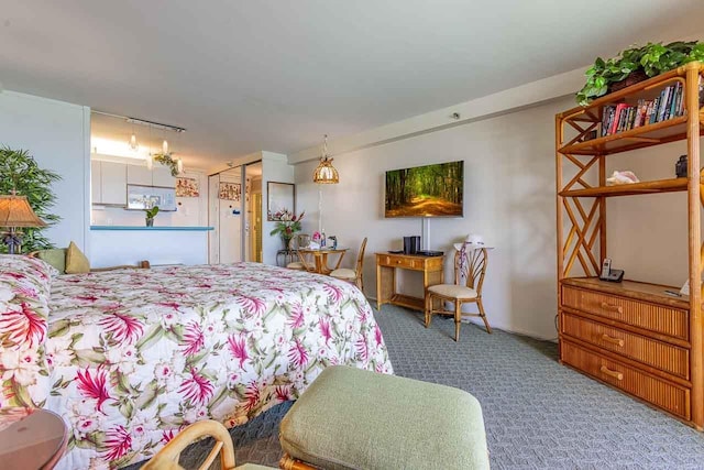 bedroom with carpet floors