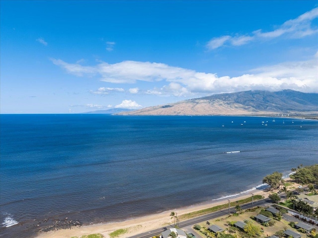 22 Kai Makani Loop Unit 201, Kihei, HI 96753 - water view with a mountain backdrop and local beach