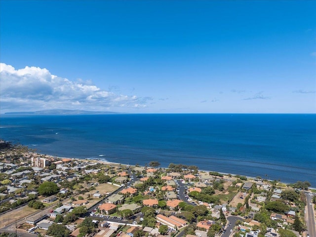 22 Kai Makani Loop Unit 201, Kihei, HI 96753 - aerial view of property and surrounding area featuring nearby suburban area and a large body of water