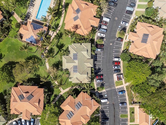 22 Kai Makani Loop Unit 201, Kihei, HI 96753 - bird's eye view of a pool