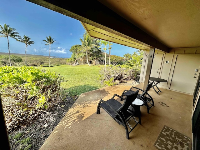 view of patio