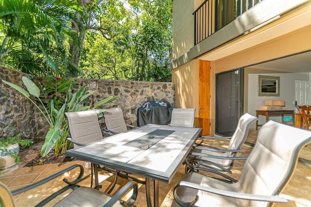 view of patio / terrace with grilling area