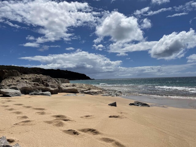 water view with a beach view